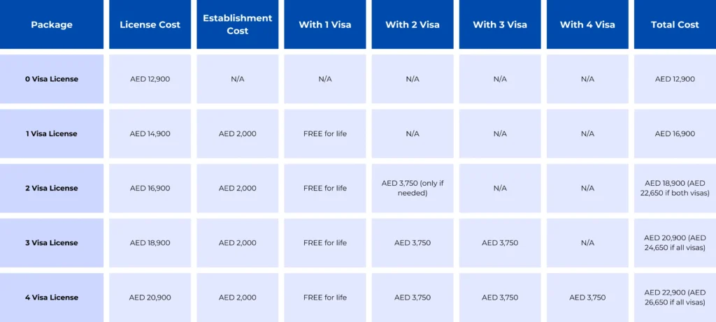 IFZA Company setup packages